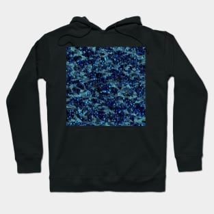 Metallic blue1 Hoodie